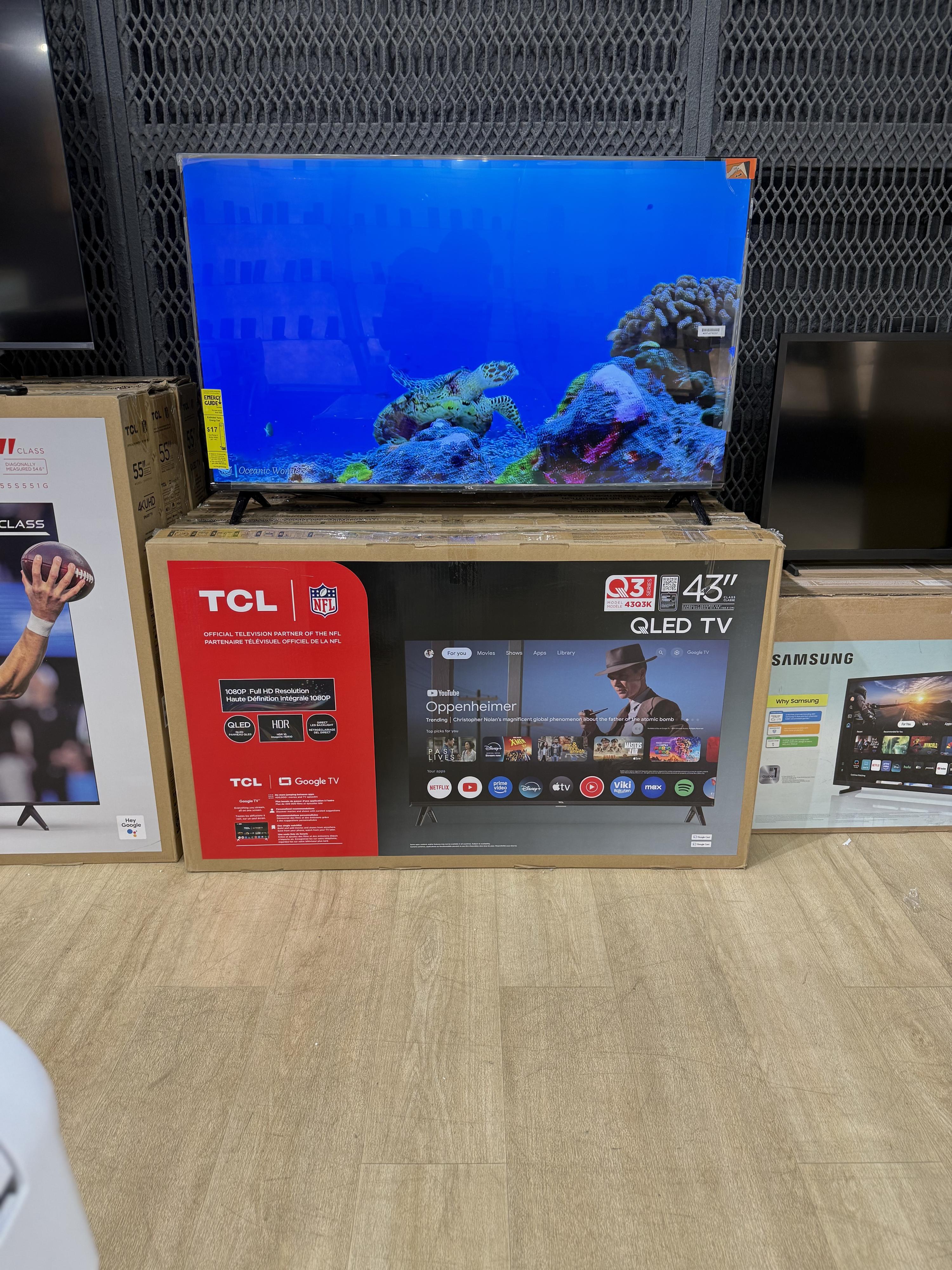 SMART TV TCL 43 PULGADAS QLED GOOGLE