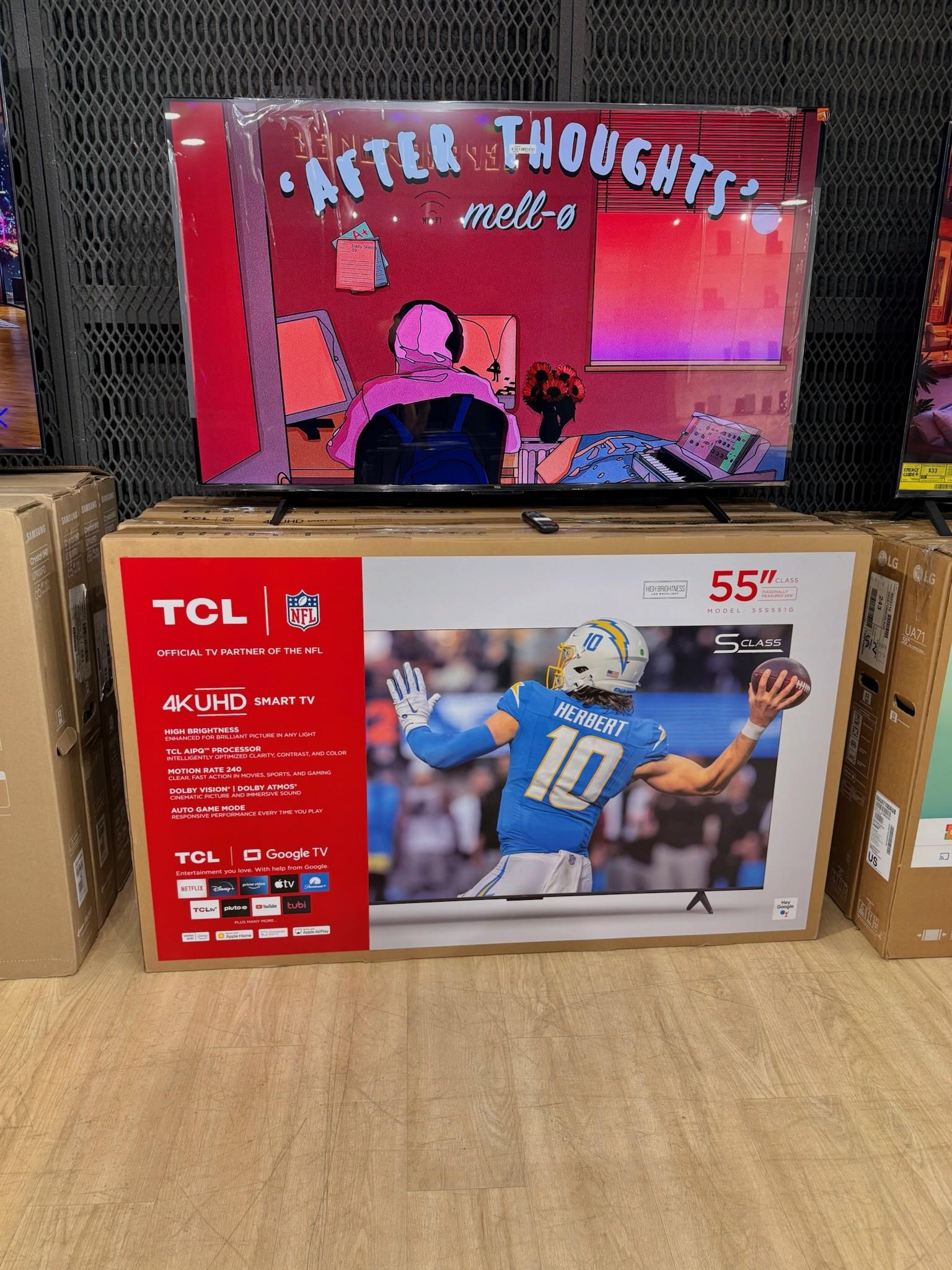 SMART TV TCL 55 PULGADAS 4K GOOGLE